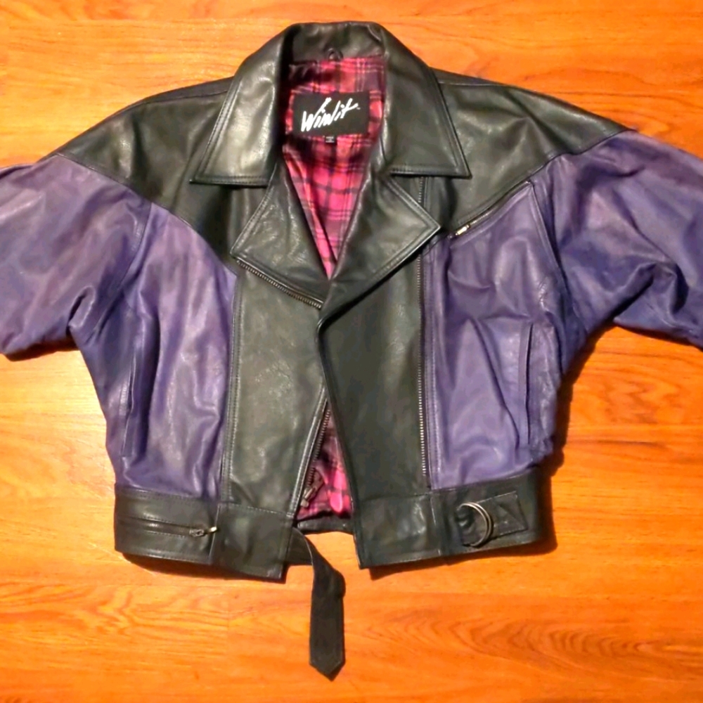Vintage Winlit leather jacket